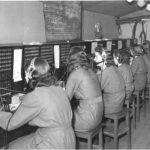 The headquarters’ telephone exchange, known as 