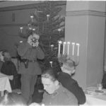 Christmas Eve in the propaganda department at Otava Folk High School in 1939.