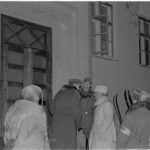 Ylipäällikkö Mannerheim Otavan kansanopistolla talvella 1940.