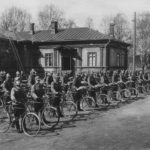 Bicycle Battalion 3 at the Mikkeli barracks.