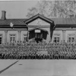 A group photograph of 2/JP3 at the Mikkeli barracks.