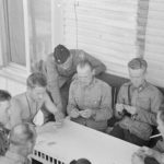 No. 44 Squadron, summer 1941. When the work is done, it is time for a game of cards.