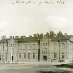 The barracks of the mounted artillery brigade in the old Mikkeli barracks in 1936.